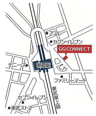 ジージーコネクト株式会社の周辺地図