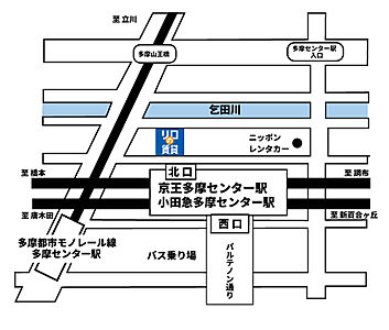 リロの不動産 株式会社東都 多摩センター店の周辺地図