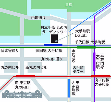 株式会社ジェイ環境開発 丸の内オフィスの周辺地図