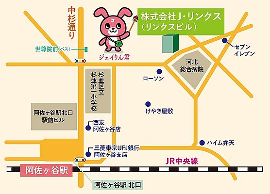 株式会社J・リンクスの周辺地図