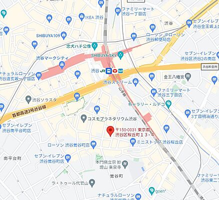 株式会社Draws ルームスプラス渋谷店の周辺地図