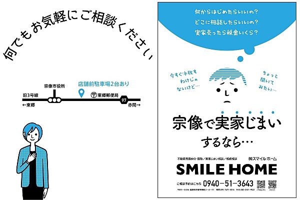 株式会社SMILE HOMEの周辺地図