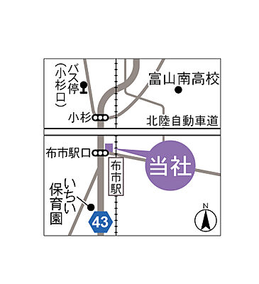 合同会社ぶどう不動産の周辺地図
