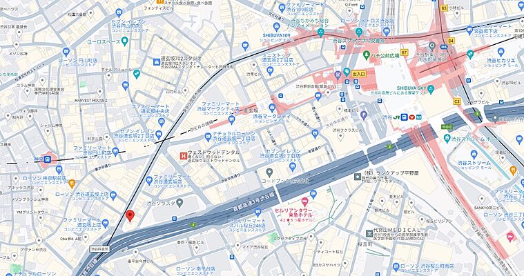 株式会社BLAST　MADE　クラウドエステート東京支店の周辺地図