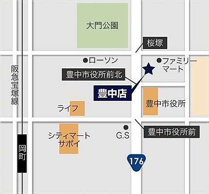 おウチネット豊中店 株式会社ワールド・ワンの周辺地図