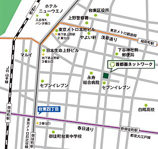 株式会社首都圏ネットワークの周辺地図