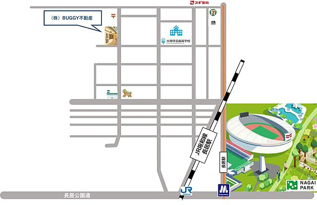 株式会社BUGGY不動産の周辺地図