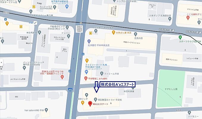 株式会社A’zエステートの周辺地図