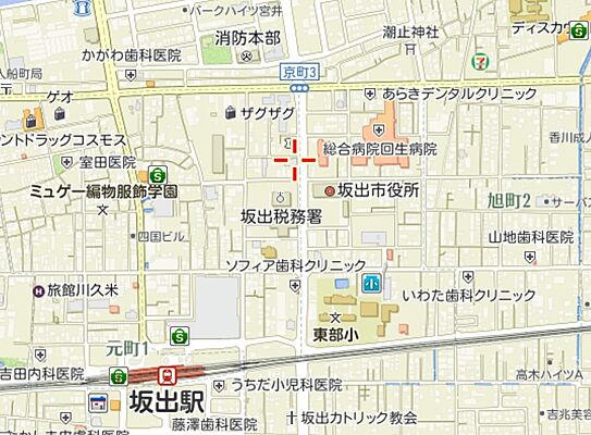 アクア不動産株式会社の周辺地図