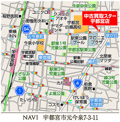 ケイアイエポックメイキング株式会社 宇都宮店の周辺地図