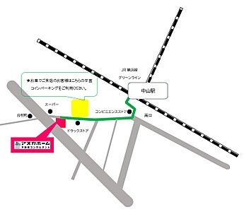 株式会社アスカホームの周辺地図