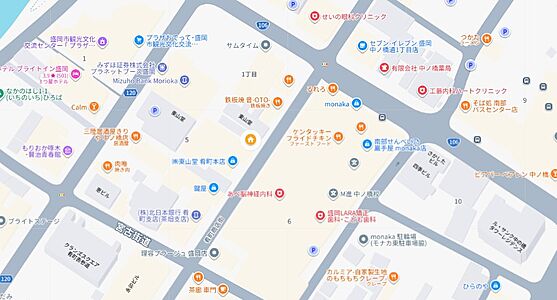 株式会社ナイス・ジャパン イエステーション盛岡店の周辺地図