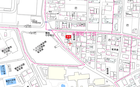 株式会社西山の周辺地図