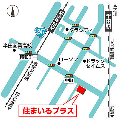 株式会社住まいるプラスの周辺地図