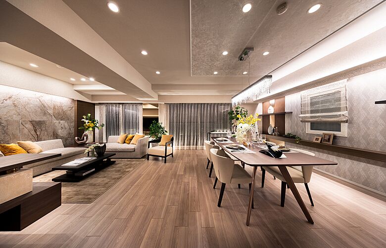 デュオヒルズ北見 リビング・ダイニング