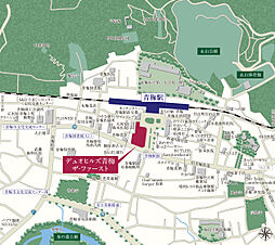 デュオヒルズ青梅ザ・ファースト モデルルーム案内図