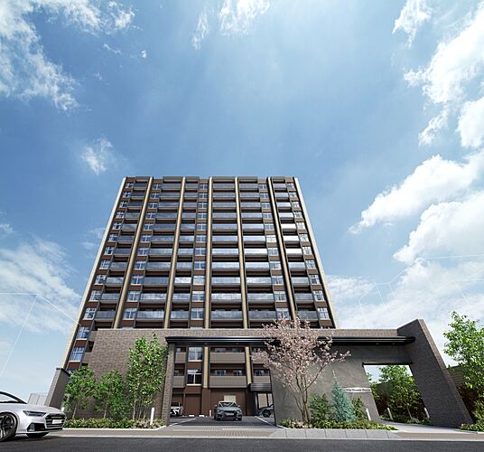 デュオヒルズ弘前駅前 外観完成予想CG