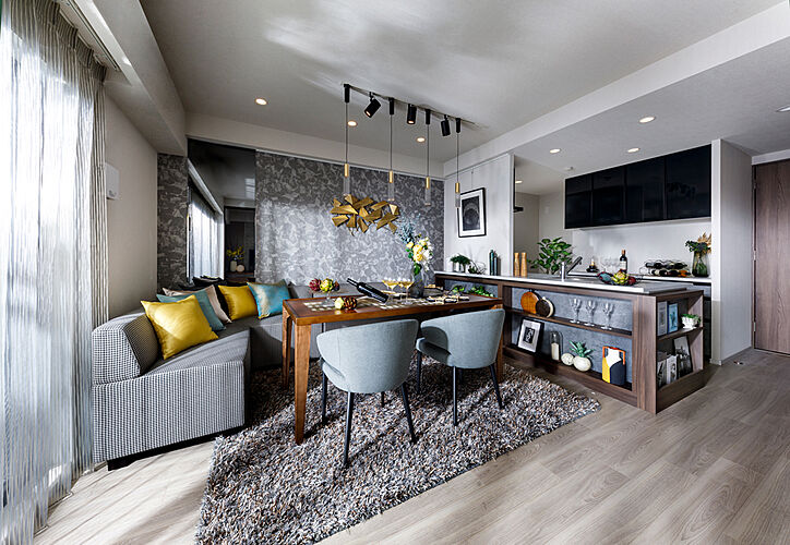 デュオヒルズ西春 リビング・ダイニング・キッチン