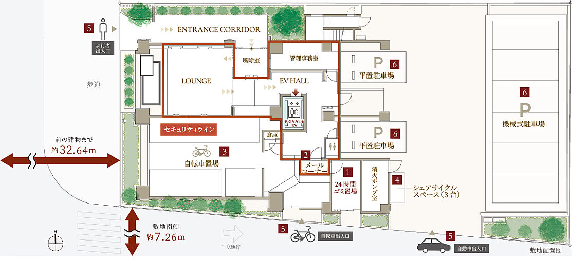 デュオヒルズ御器所 共用部