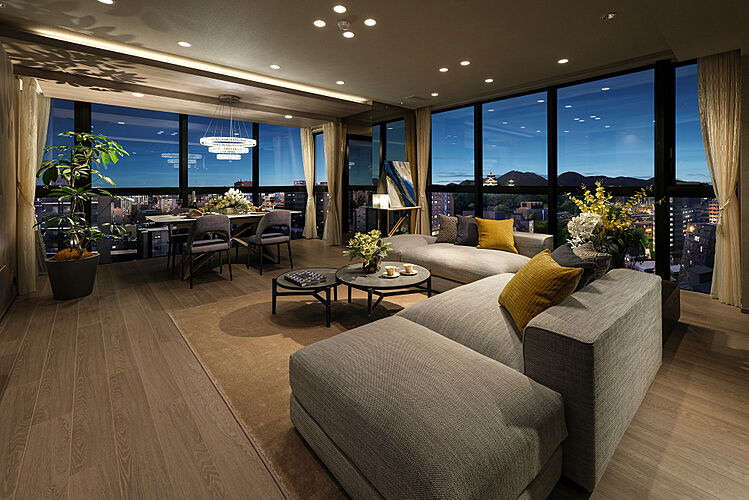 デュオヒルズ上通町 リビング・ダイニング