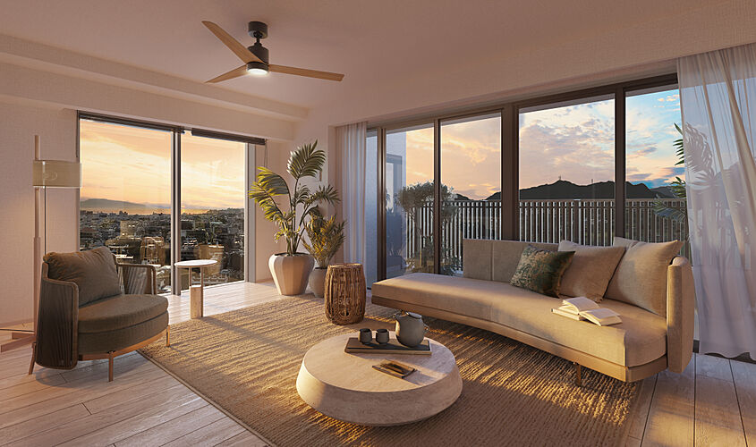 デュオヒルズ石垣真栄里 Dタイプ居室完成予想CG