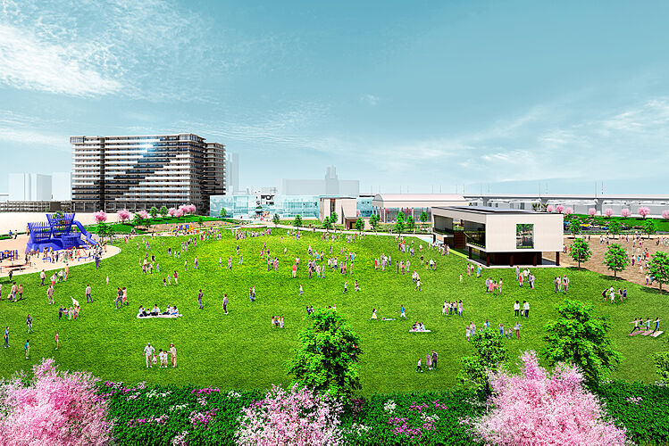 デュオヒルズ水賀池公園ヴェリテ 外観完成予想図