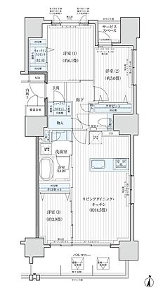 デュオヒルズ高取 間取り D