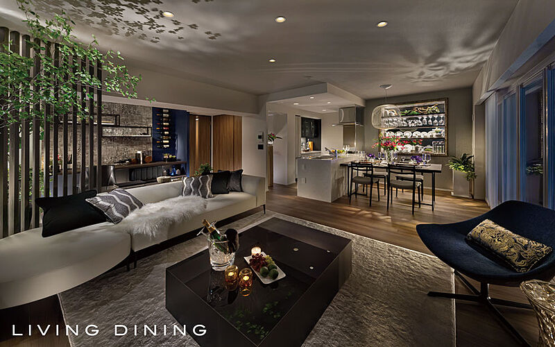 レーベン鶴岡 GRAN MARK TERRACE リビングダイニング