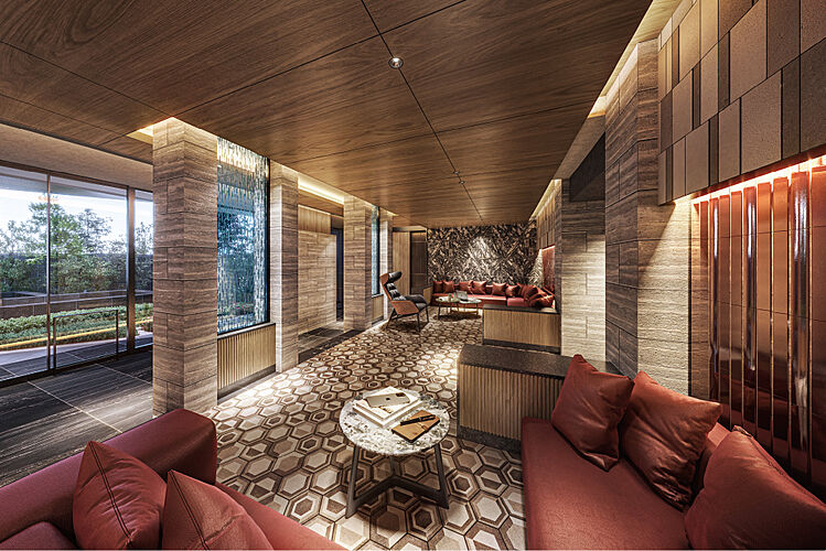 レーベン和光 THE GRANDE エントランスラウンジ完成予想CG