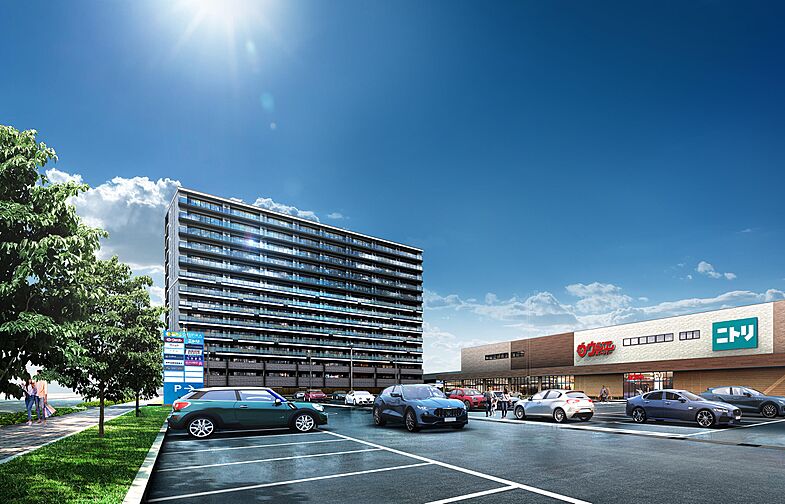 レーベン・グランデ美田園ONE FLAG 外観