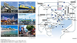 レーベン川口元郷 Sta. Front アクセス図