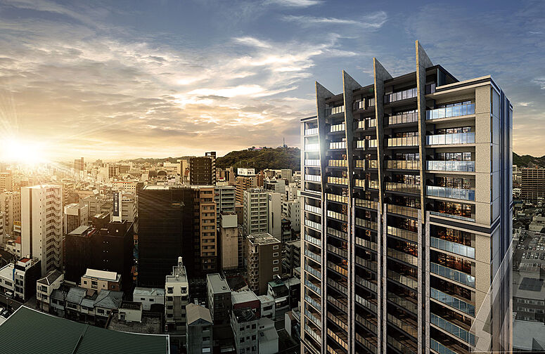 レーベン御宝町アルビオ・タワー 外観