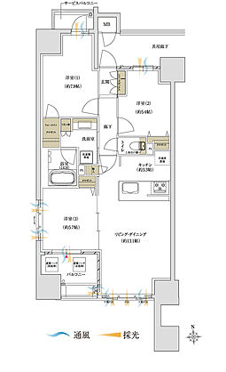 MATSUE THE TOWER 間取り A