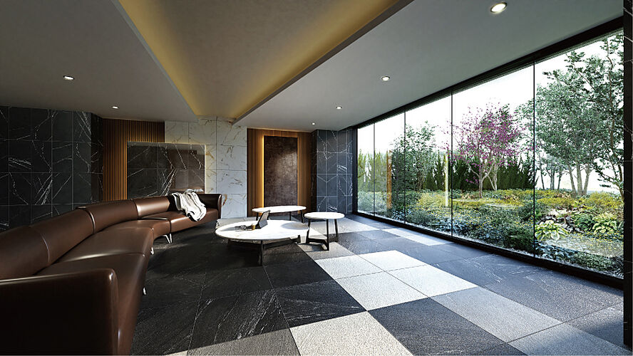 レーベン宇都宮 GRANDIA ラウンジ完成予想CG