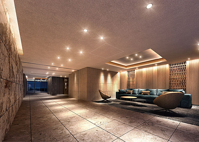 ネベル草加 Tiare エントランスホール完成予想CG