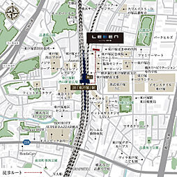 レーベン東戸塚 現地案内図