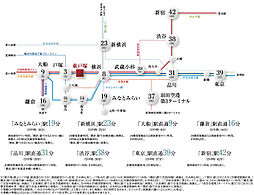 レーベン東戸塚 アクセス図