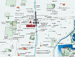 レーベン浄心 現地案内図