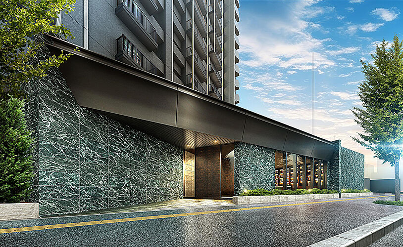 ファインレーベン札幌二十四軒 THE SEASON エントランス完成予想CG