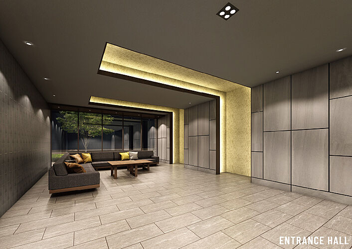 ウィザースレジデンス秋田ザ・タワー エントランスホール完成予想CG