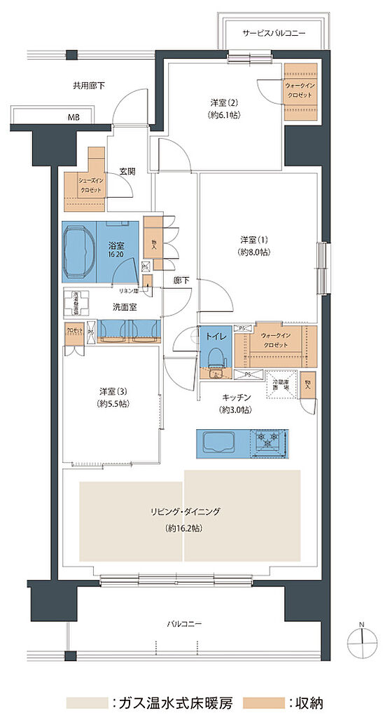 レーベン小松西町INHERIT 間取り G