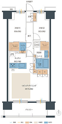 レーベン小松西町INHERIT 間取り D
