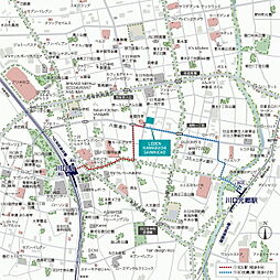 レーベン川口幸町 現地案内図