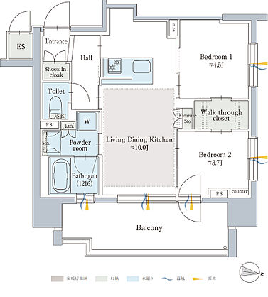 クリオ札幌グランクラス 間取り 【先着順】F