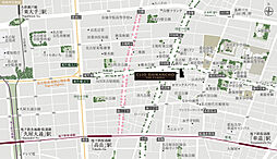 クリオ代官町ザ・クラシック 現地案内図