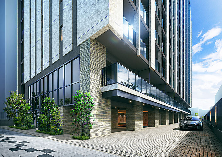 クリオレジダンス八王子セントラルマークス エントランスアプローチ完成予想図