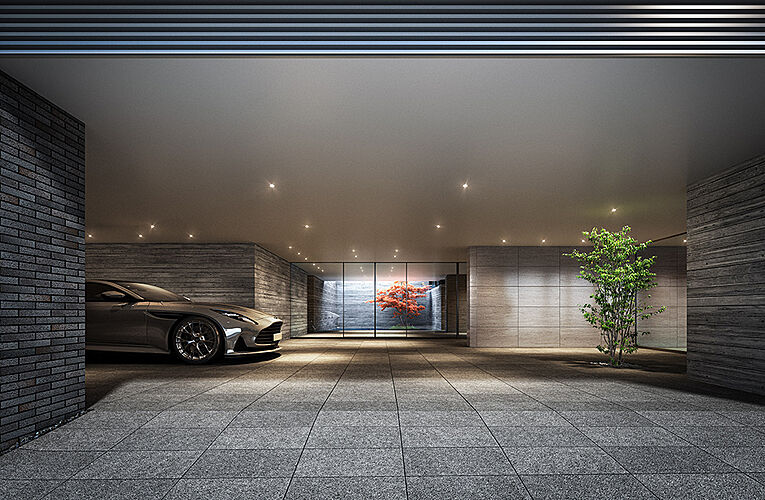 クリオ桜新町ザ・クラシック 車寄せ完成予想図