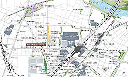 クリオ川崎セントラルマークス 現地案内図