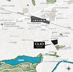 クリオ石神井公園ザ・グラン 現地案内図