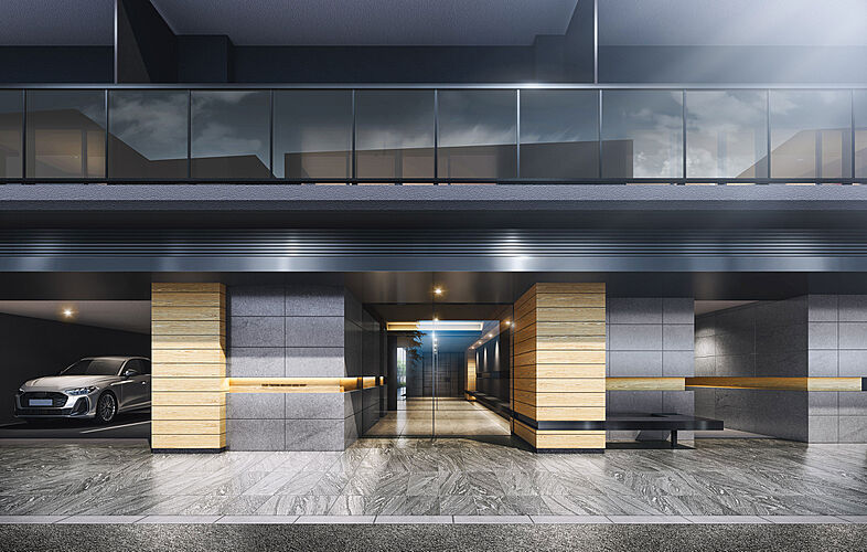 クリオ横濱西中央グレイスコート エントランスアプローチ完成予想図